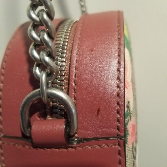 Gucci GG Blooms Supreme Canvas Shoulder Bag in Multi/dry Rose - Picture 9 of 15